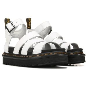 Dr. Martens Women’s Blair Platform Gladiator Sandals, White, size 6